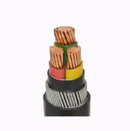 Câbles d'alimentation multibrins en cuivre blindés ignifuges XLPE