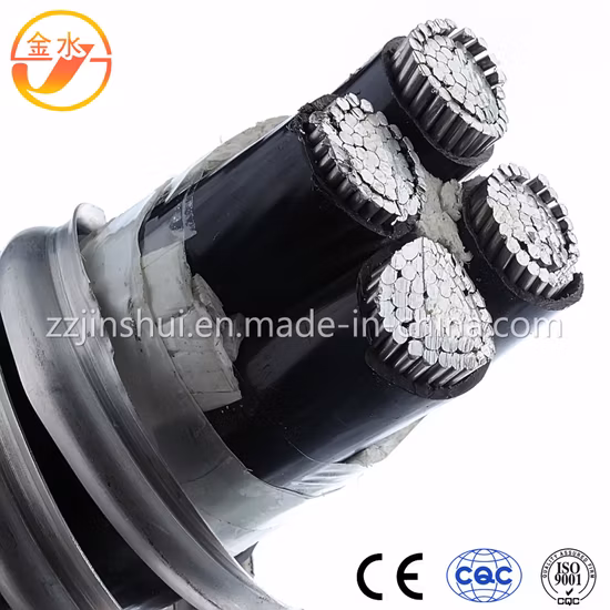 Puissance PVC PE XLPE isolé cuivre électrique isolé blindé fil de commande en cuivre câble Coaxial en caoutchouc AAAC